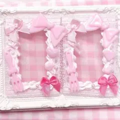 トレカケース ホイップデコ 硬質ケース ペア いちご ピンク 量産型