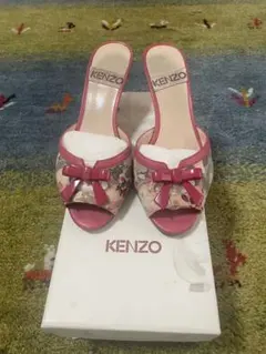 KENZO サンダル 花柄 リボン ピンクのサムネイル