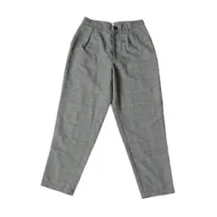 WEGO ウィゴー (M) グレンチェック テーパードパンツ/グレー