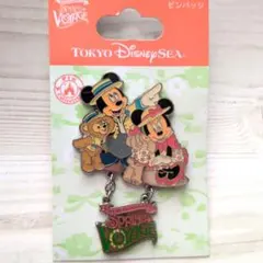 ミッキー　ダッフィー　シェリーメイ　ミニー　ピンバッジ