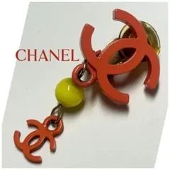 シャネル】CHANEL ピアス 片方 片耳 ココマークレッドストーン 00A