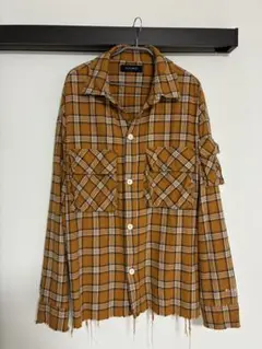MLVINCE メルヴィンス　フランネルシャツ チェック　XL