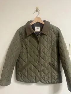 BEAMS HEART キルティングジャケット Sサイズ オリーブ　カーキー