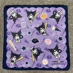 タイトーくじ 侍ジャパン × サンリオキャラクター ハンドタオル　クロミ