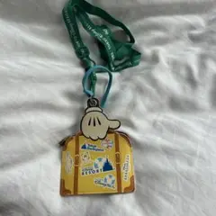 バケーションパッケージ　トランク型　パスケース　ミニポーチ　ミッキー　ディズニー