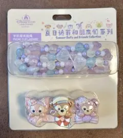 【最新】ダッフィーフレンズ　2025夏　スマホクリップストラップ　上海ディズニー