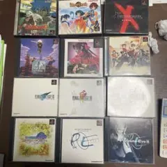 PS1 RPG 12本セット＋純正メモリーカードFF7・8・9ゼノギアス他