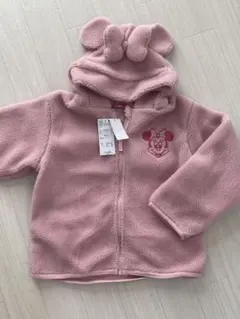 Disney ミニーマウス フリースパーカー ボアコート