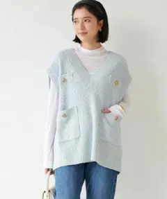 ※ハル様用です。green label ミックスツイードニットベスト