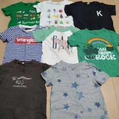 【子供服】子供用Tシャツ8点セット 90センチ 【まとめ売り】夏服