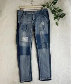 パッチワークパンツ