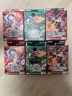 ワンピースカードゲーム スタートデッキ ルフィ ゾロ 計6個セット
