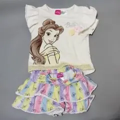 ベル Tシャツとリボン柄ショートパンツセット 120cm