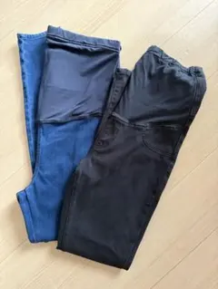 ユニクロ UNIQLO マタニティ スキニーパンツ デニム 2点セット