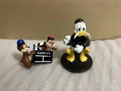 シネマティックフィギュア　カンフー編　ドナルドダック　チップデール　2点セット
