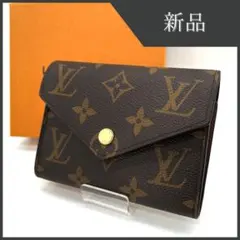 ルイヴィトン 折り財布 ポルトフォイユ ヴィクトリーヌ M62472