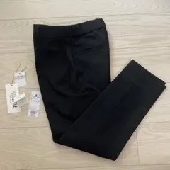 新品PLST スティックパンツ　コットンブレンド M ブラック黒