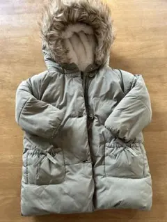 ZARA 中綿コート 23-36m カーキのサムネイル