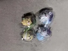 くりまんじゅう モモンガ ラッコ キーホルダー