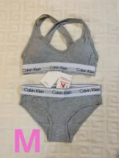 Calvin Klein セットアップ グレー上下セットMサイズ　ジム
