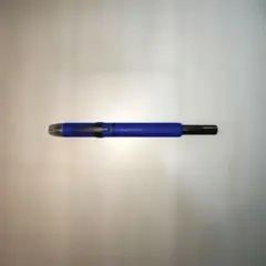 プラチナ万年筆　キュリダスデプス　ブルー　F 細字　ノック式のサムネイル