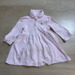 ポロラルフローレン　ピンクストライプワンピースセット