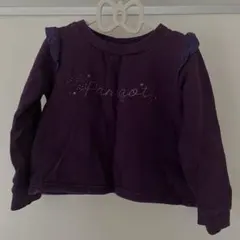 110 女の子　ノイユエイムべべ　トレーナー　長袖