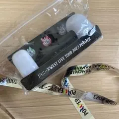 ジャニーズWEST POWER ペンライト　銀テープおまけ