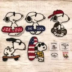 ⭐️スヌーピー ワッペン&タグ 9枚セット