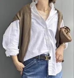 即納　ドゥーズィエムクラス OXFORD ボタンダウン シャツのサムネイル