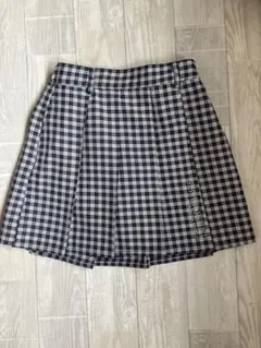 チェック柄スカート