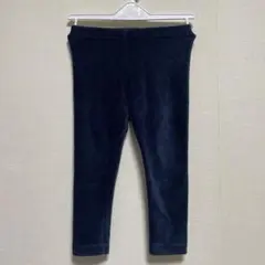 ユニクロ ベビー レギンス 90 コーデュロイライク ネイビー レギュラー