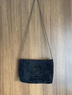 ココシャネル　シャネルショルダーバッグ　ノベルティ　パイル　モコモコ　ボア
