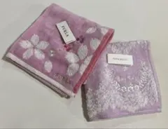 フルラタオルハンカチ　　ニナリッチタオルハンカチ　　ブランドハンカチ