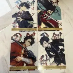 ファミマ×とうらぶ クリアポスター 4枚セット 非売品