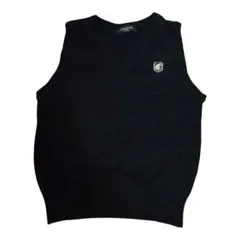 ビ☆黒　Vネック　ノースリーブセーター　インナー　コムサ