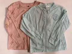 西松屋カットソー・しまむら薄手パーカー　130サイズ　女の子