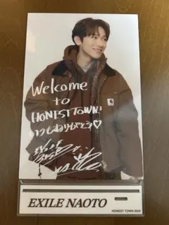 NAOTO HONEST TOWN アクリルパネル サイン入り 〖外袋なし〗