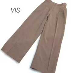 【VIS】　ヴィス　タックワイドパンツ　カジュアルパンツ　SS　可愛い