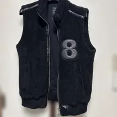 CINQUANTA チンクワンタ ムートンベスト 48極美品 ブラック - メルカリ