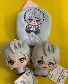 カラフルピーチ ちびぐるみ アップリケポーチ ヒロ