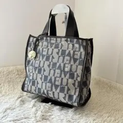 美品　FURLA フルラ デニム×レザー トートバッグ ハンドバッグ　キャンバスのサムネイル