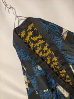 希少　リバーシブル　Unisex　オーバーサイズ　ドテラ　羽織り　デザイン性