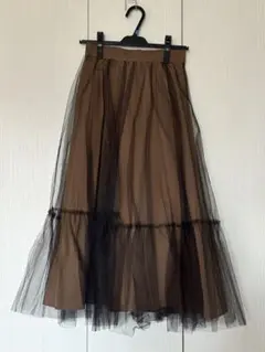 Mystrada チュール×タフタスカート