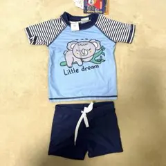 コアラ柄ベビー水着セット 80cm