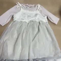 プティマイン　ピンク　長袖 ワンピース　値下げ‼️