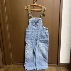 デニムオーバーオール サスペンダー付き