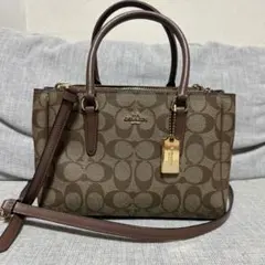 COACH コーチ シグネチャー 2way ハンドバッグ