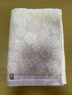今治タオル バスタオル　花柄 ピンク 日本製　110×60のサムネイル