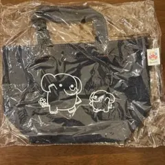 はなさく生命 ノベルティ デニムトートバッグ